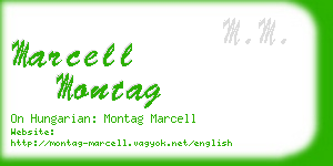 marcell montag business card